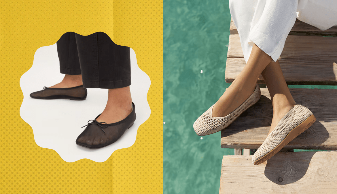 7 Best Mesh Ballet Flats for $150 or Less