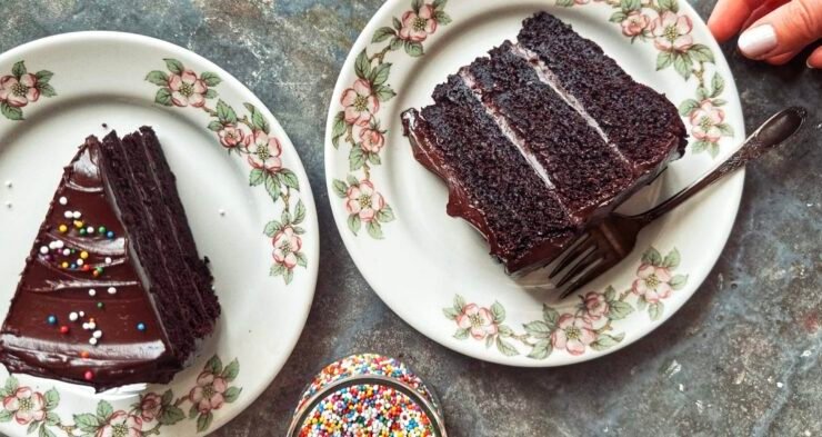 Chocolate Truffle Layer Cake - Simple Bites