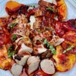 Grilled Pork Tenderloin With Peaches