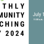 Join us for our next Monthly Community Coaching Call on July 17, 2024, 11am PDT