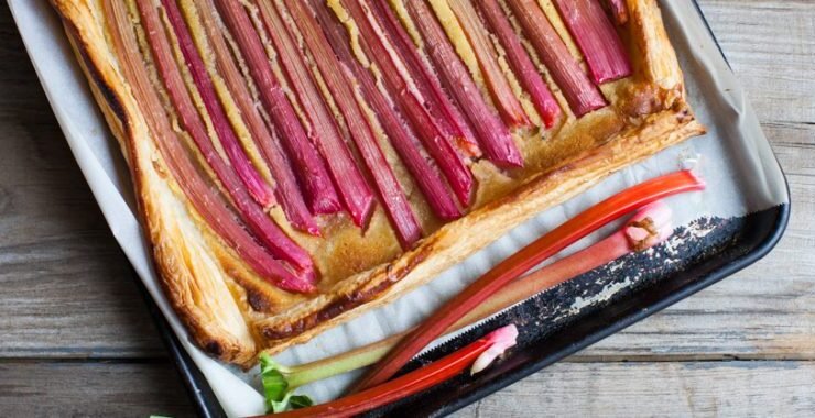Rhubarb & Orange Frangipane Galette