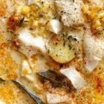 White Fish and Leek Chowder