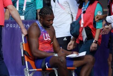 Noah Lyles Just Ran the 200m at the Paris Olympics With COVID