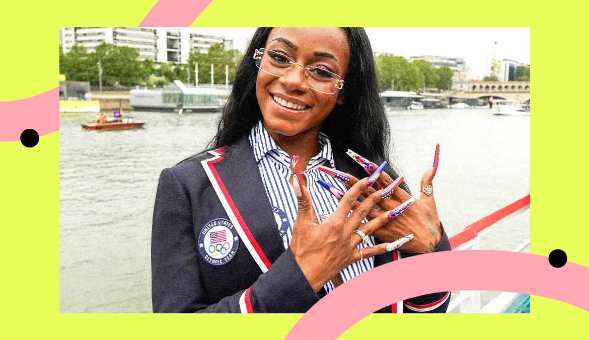 Olympic Nail Art Spotted On Athletes at the 2024 Paris Games